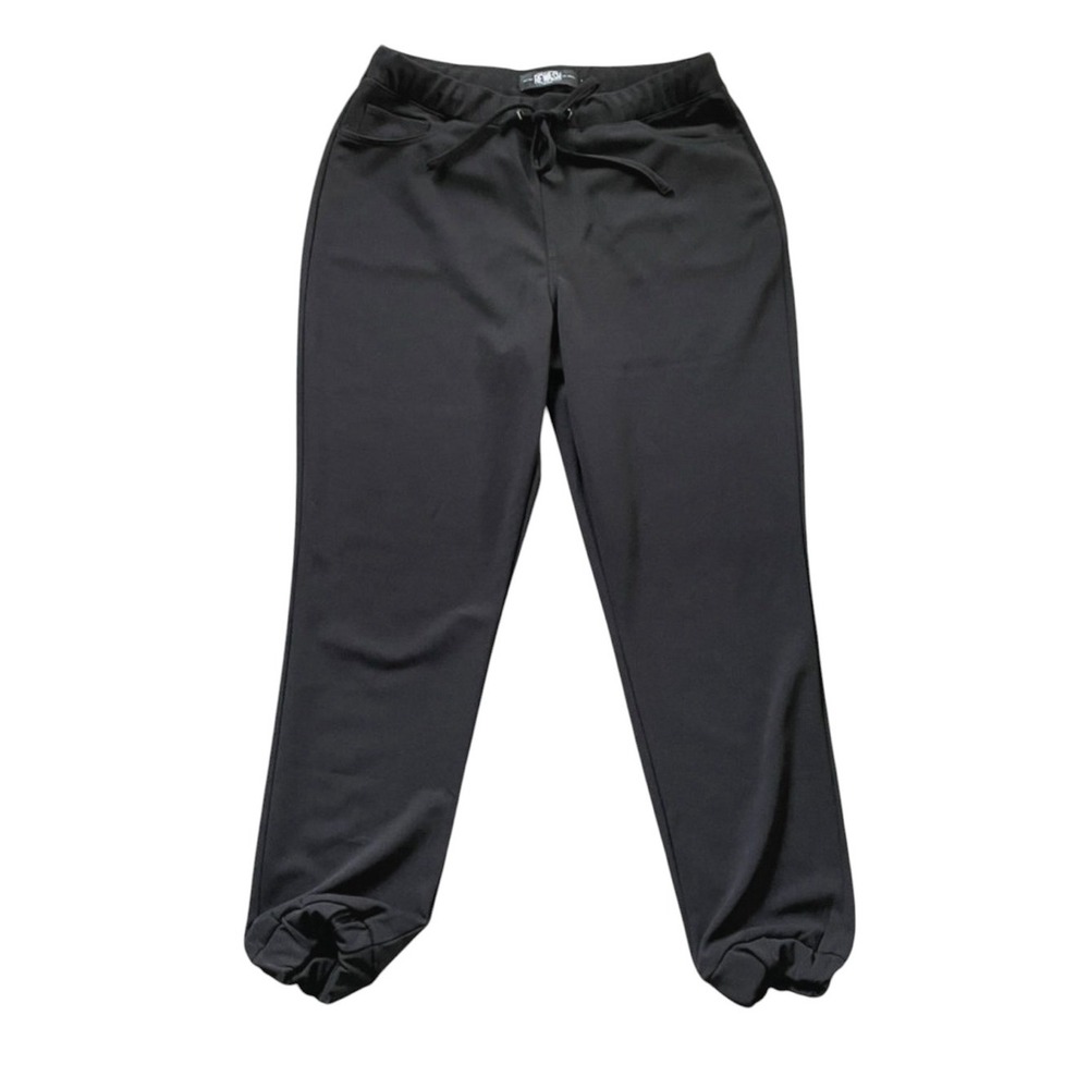 Rewash‎ Black Drawstring Joggers-Size L